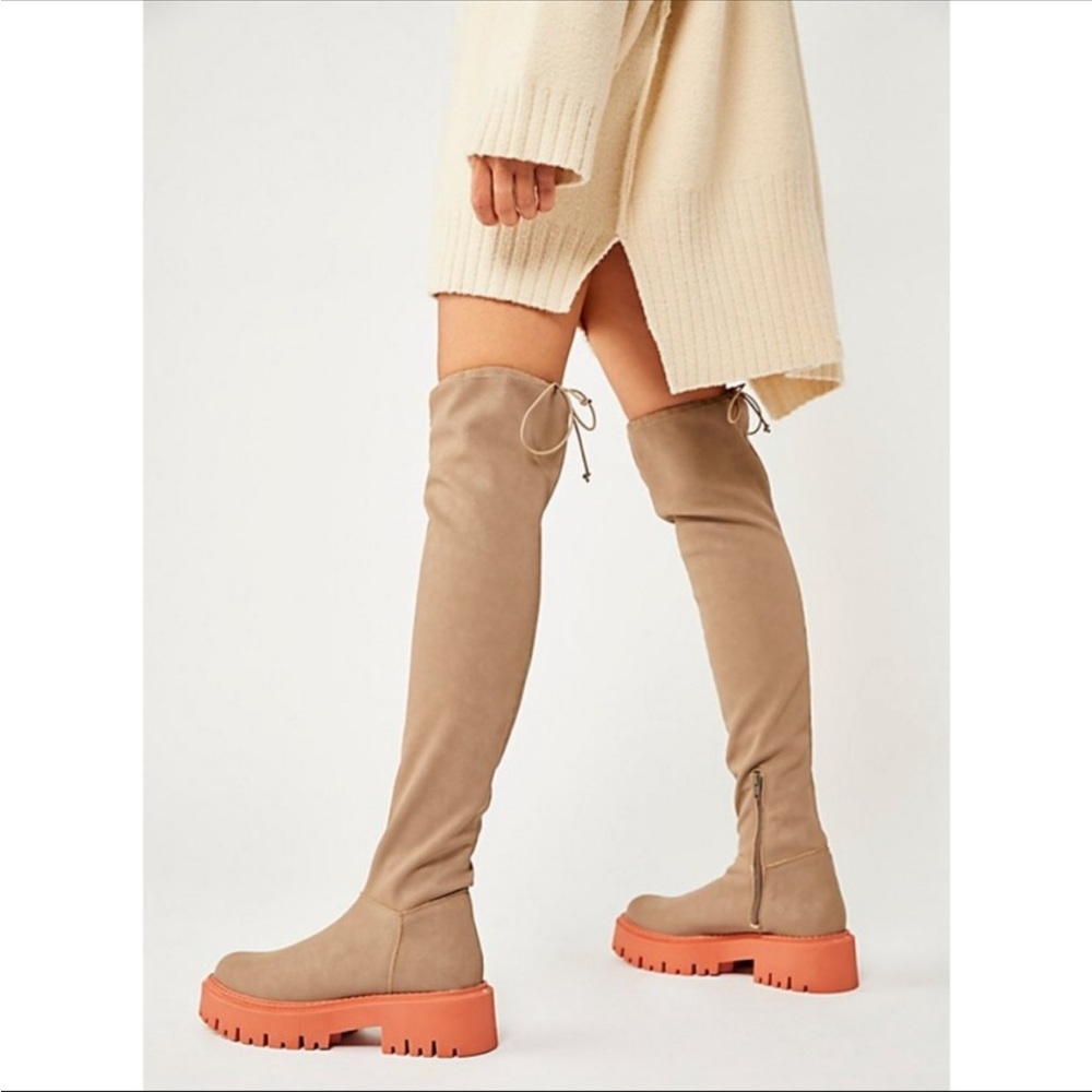 Free People Over The Knee Suede Boots